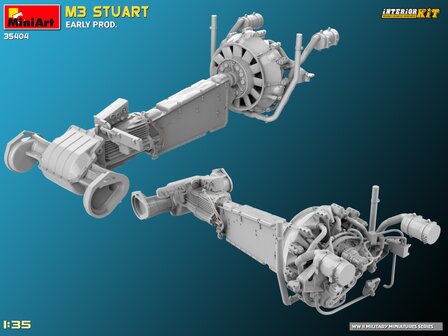 MiniArt 35404 - M3 Stuart Early Prod. Interior Kit - 1:35