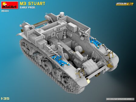 MiniArt 35404 - M3 Stuart Early Prod. Interior Kit - 1:35