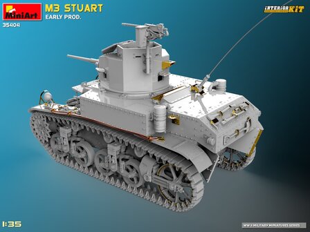 MiniArt 35404 - M3 Stuart Early Prod. Interior Kit - 1:35