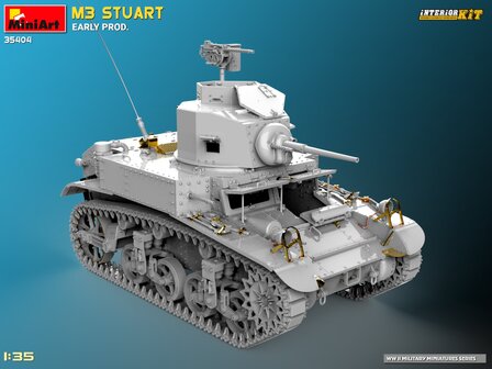 MiniArt 35404 - M3 Stuart Early Prod. Interior Kit - 1:35