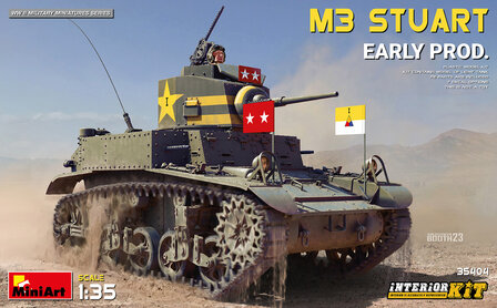 MiniArt 35404 - M3 Stuart Early Prod. Interior Kit - 1:35