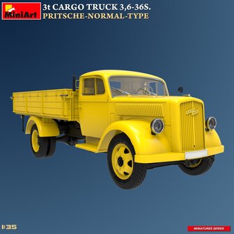 MiniArt 38079 - 3T Cargo Truck 3,6-36S. Pritsche-Normal-Type - 1:35