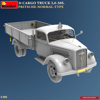 MiniArt 38079 - 3T Cargo Truck 3,6-36S. Pritsche-Normal-Type - 1:35