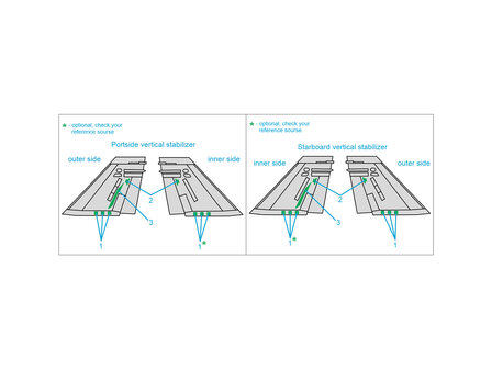 Quinta Studio QP72006 - F/A-18A/B/C/D tail reinforcement plates (all kits) - 1:72