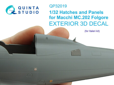 Quinta Studio QP32019 - Hatches and Panels for Macchi Mc.202 Folgore (for Italeri kit) - 1:32