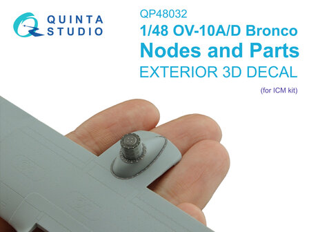 Quinta Studio QP48032 - OV-10A/D Bronco Nodes and Parts (for ICM kit) - 1:48