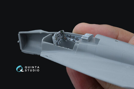 Quinta Studio QDS-72150 - MiG-29 9-13 3D-Printed &amp; coloured Interior on decal paper (for 7278 Zvezda) - Small Version - 1:72