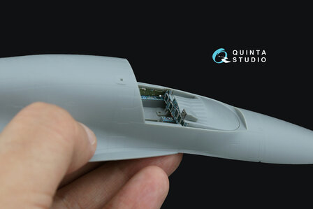 Quinta Studio QDS-72157 - Su-34 3D-Printed &amp; coloured Interior on decal paper (for Trumpeter kit)- Small Version - 1:72