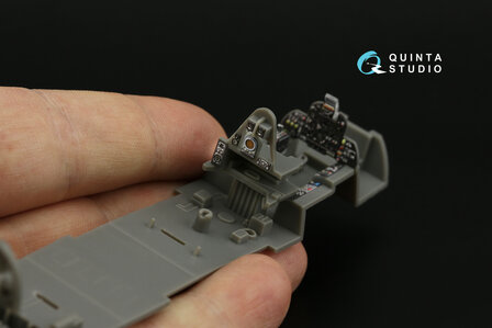 Quinta Studio QDS-48444 - Fairey Gannet AS.1_AS.4 3D-Printed &amp; coloured Interior on decal paper (for Airfix kit) - Small Version - 1:48