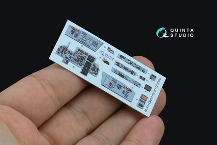 Quinta Studio QDS-72116 - Su-24M 3D-Printed &amp; coloured Interior on decal paper (for Zvezda kit) - Small Version - 1:72