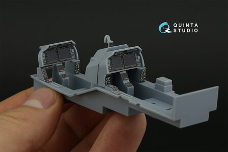 Quinta Studio QDS-35119 - AH-1Z 3D-Printed &amp; coloured Interior on decal paper (for Academy kit) - Small Version - 1:35