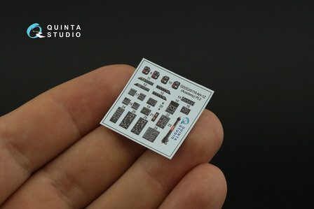 Quinta Studio QDS-35119 - AH-1Z 3D-Printed &amp; coloured Interior on decal paper (for Academy kit) - Small Version - 1:35