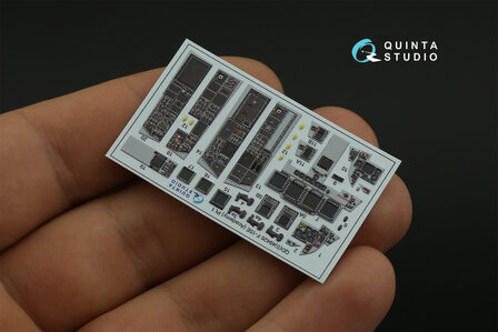 Quinta Studio QDS-48426 - F-15E 3D-Printed &amp; coloured Interior on decal paper (for Academy kit) - Small Version - 1:48