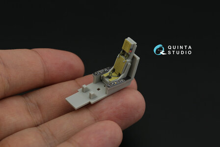 Quinta Studio QD72134 - AV-8B late 3D-Printed &amp; coloured Interior on decal paper (for Hasegawa kit) - 1:72