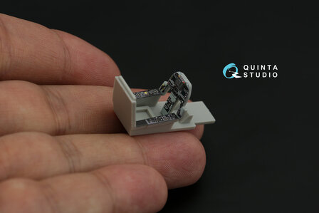 Quinta Studio QD72134 - AV-8B late 3D-Printed &amp; coloured Interior on decal paper (for Hasegawa kit) - 1:72