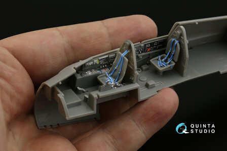 Quinta Studio QD48444 - Fairey Gannet AS.1_AS.4 3D-Printed &amp; coloured Interior on decal paper (for Airfix kit) - 1:48