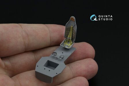 Quinta Studio QD48445 - I-153 3D-Printed &amp; coloured Interior on decal paper (for ICM/Hasegawa kit) - 1:48