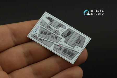 Quinta Studio QD48426 - F-15E 3D-Printed &amp; coloured Interior on decal paper (for Academy kit) - 1:48