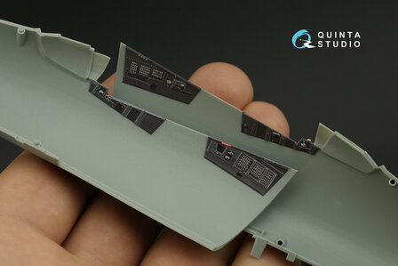 Quinta Studio QD48433 - F-15I 3D-Printed &amp; coloured Interior on decal paper (for Academy kit) - 1:48