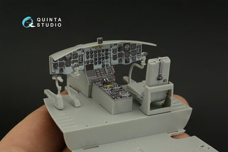 Quinta Studio QD35123 - CH-47A 3D-Printed &amp; coloured Interior on decal paper (for Trumpeter kit) - 1:35