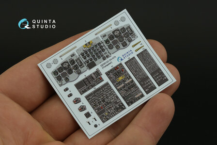 Quinta Studio QD35123 - CH-47A 3D-Printed &amp; coloured Interior on decal paper (for Trumpeter kit) - 1:35