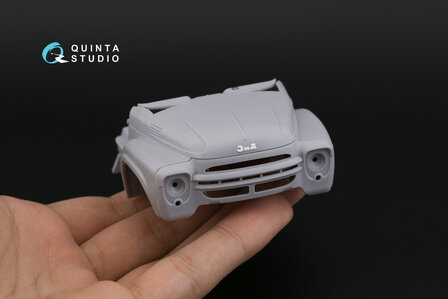 Quinta Studio QD35126 - ZIL-130 3D-Printed &amp; coloured Interior on decal paper (for AVD kit) - 1:35