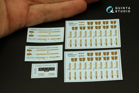 Quinta Studio QD48407 - Go 242A-B 3D-Printed &amp; coloured Interior on decal paper (for ICM kit) - 1:48