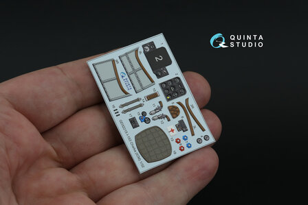 Quinta Studio QD32215 - I-153 3D-Printed &amp; coloured Interior on decal paper (for ICM kit) - 1:32