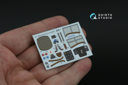 Quinta Studio QD32215 - I-153 3D-Printed &amp; coloured Interior on decal paper (for ICM kit) - 1:32