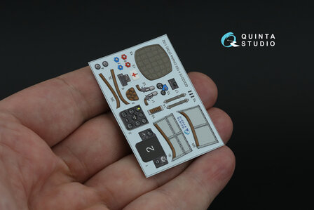 Quinta Studio QD32215 - I-153 3D-Printed &amp; coloured Interior on decal paper (for ICM kit) - 1:32