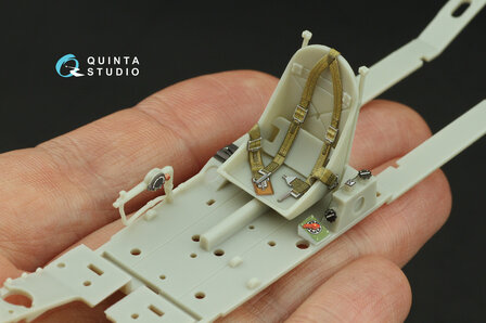 Quinta Studio QD32216 - P-39Q/N Airacobra 3D-Printed &amp; coloured Interior on decal paper (for KittyHawk kit) - 1:32