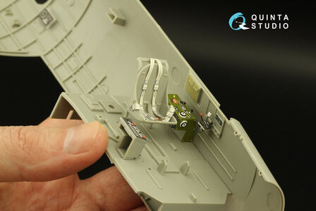 Quinta Studio QD32178 - TBM-3 Avenger 3D-Printed &amp; coloured Interior on decal paper (for Trumpeter kit) - 1:32