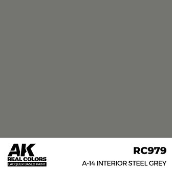 RC979 - A-14 Interior Steel Grey 17ml - [AK Interactive]