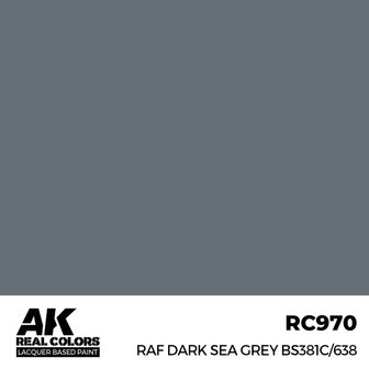 RC970 - RAF Dark Sea Grey BS381C/638 17ml - [AK Interactive]