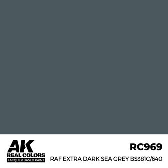 RC969 - RAF Extra Dark Sea Grey BS381C/640 17ml - [AK Interactive]