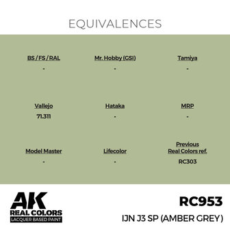 RC953 - IJN J3 SP (Amber Grey) 17ml - [AK Interactive]