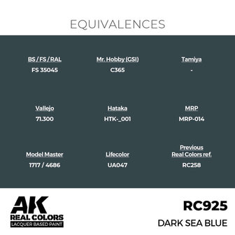 RC925 - Dark Sea Blue 17ml - [AK Interactive]