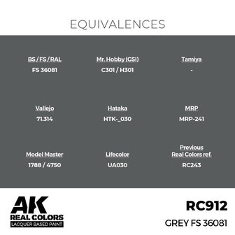 RC912 - Grey FS 36081 17ml - [AK Interactive]