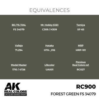 RC900 - Forest Green FS 34079 17ml - [AK Interactive]