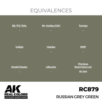 RC879 - Russian Grey Green 17ml - [AK Interactive]