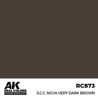 RC873 - S.C.C. No.1A Very Dark Brown 17ml - [AK Interactive]