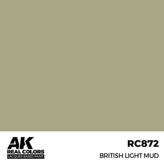 RC872 - British Light Mud 17ml - [AK Interactive]