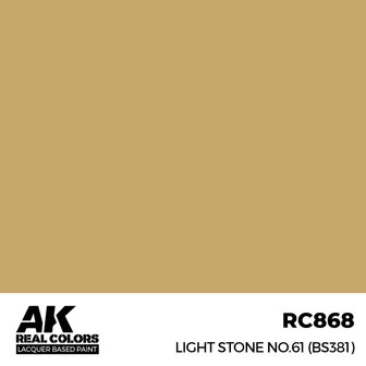 RC868 - Light Stone No.61 (BS381) 17ml - [AK Interactive]