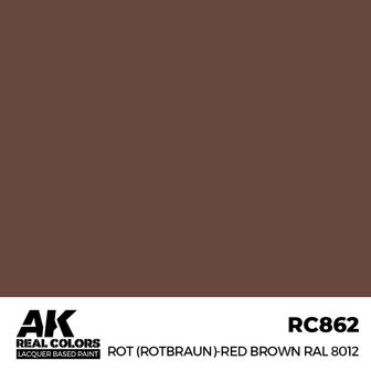 RC862 - Rot (Rotbraun)-Red (Red Brown) RAL 8012 17ml - [AK Interactive]