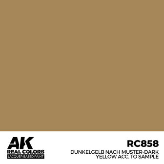 RC858 - Dunkelgelb Nach Muster-Dark Yellow Acc. To Sample 17ml - [AK Interactive]