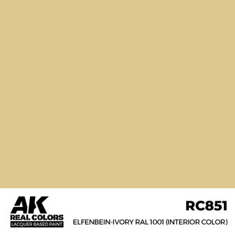 RC851 - Elfenbein-Ivory RAL 1001 (Interior Color) 17ml - [AK Interactive]