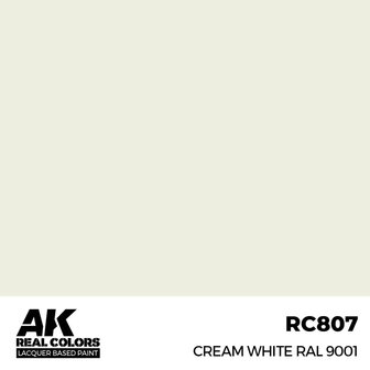 RC807 - Cream White RAL 9001 17ml - [AK Interactive]