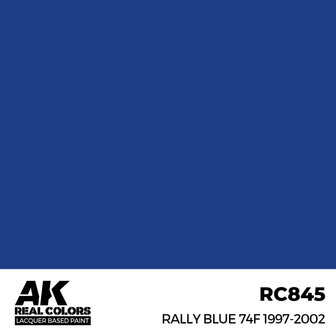 RC845 - Rally Blue 74F 1997-2002 17ml - [AK Interactive]