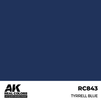 RC843 - Tyrrell Blue 17ml - [AK Interactive]