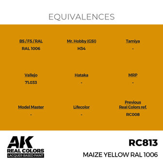 RC813 - Maize Yellow RAL 1006 17ml - [AK Interactive]